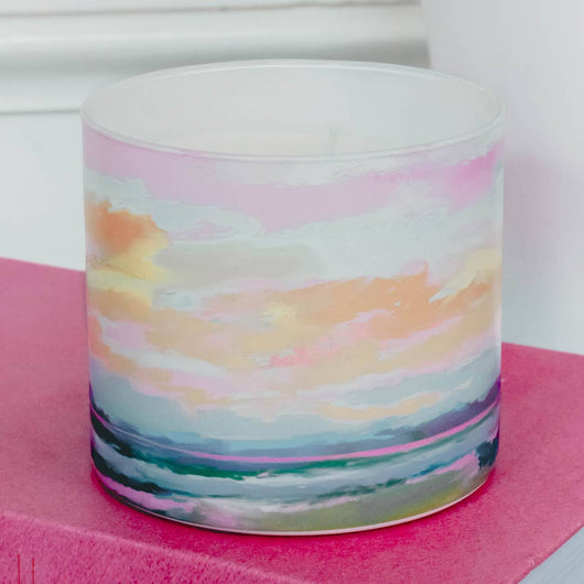 Sunset Candle
