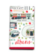 Double Sided Athens Tea Towel