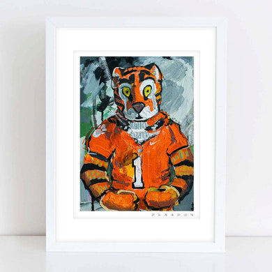The Tiger Mascot • 5x7