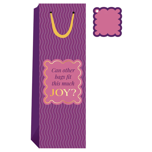 Drinks on Me Wine Bag | Joy