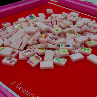Fruity Mahjong Tiles | Pink