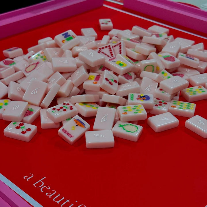 Fruity Mahjong Tiles | Pink