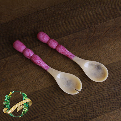 Rio Bubble Salad Servers | Pink