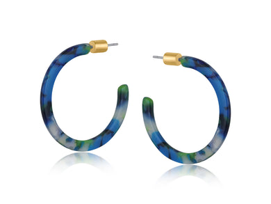 Camille Medium Earring | Blue