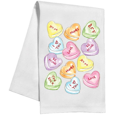 Kitchen Towel | Conversation Hearts