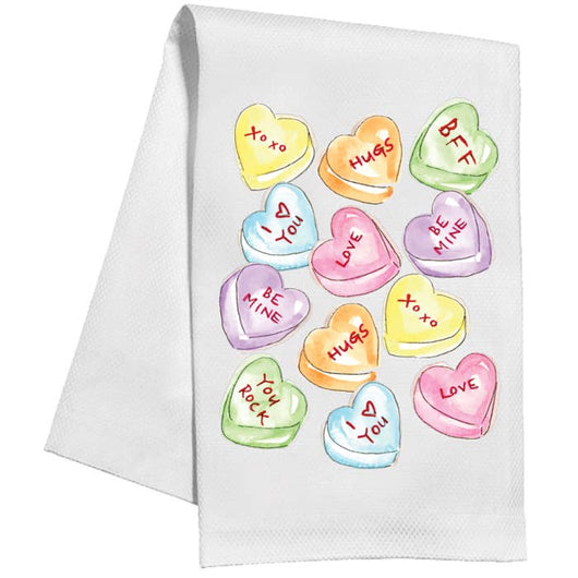 Kitchen Towel | Conversation Hearts