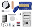 Woven Minimergency Kit: Blue