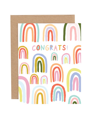 Greeting Card | Rainbow Congrats