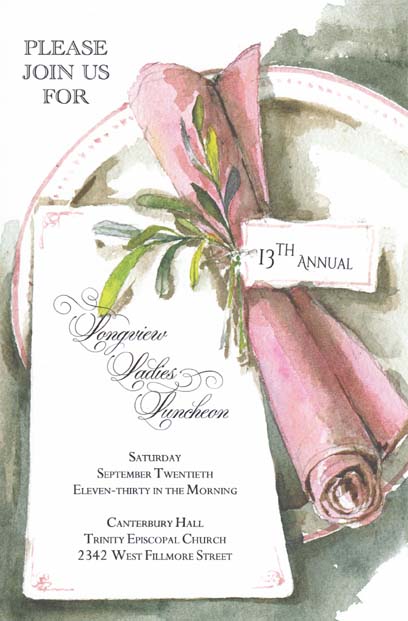 Ladies Lunch Invitation