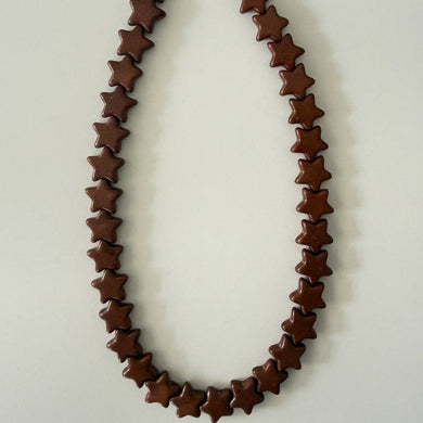 Star Mini Necklace • Brown
