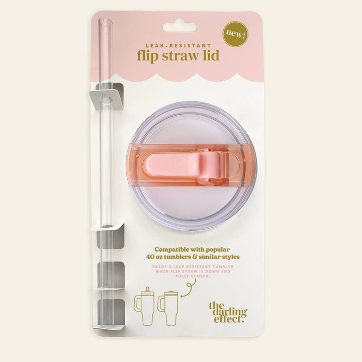 Flip Straw Lid 40 oz. | Pink