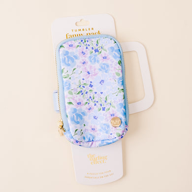 Tumbler Fanny Pack | Secret Garden Blue