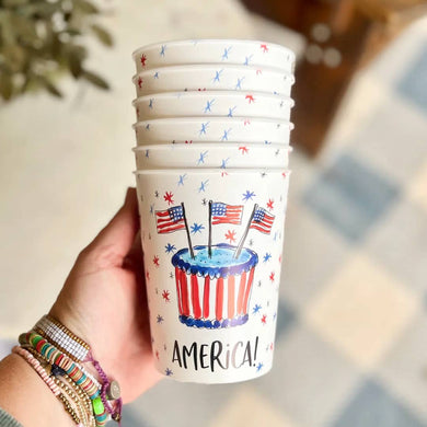 HBD America Reusable Cups | Set of 6