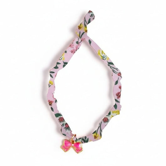 Happy Blooms Bracelet | Pink Bow