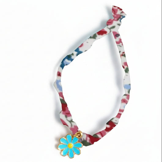 Happy Blooms Bracelet | Blue Flower