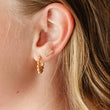 Diamond Bar Stud Earrings