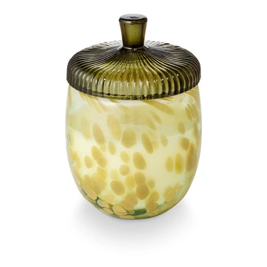 Leaves and Acorns | Glass Acorns Candle