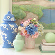 Sakura Small Ginger Jar • Lamb's Ear Blue