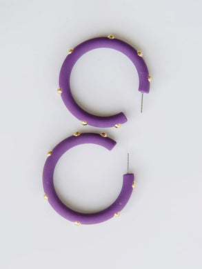 Candace Earrings | Plum