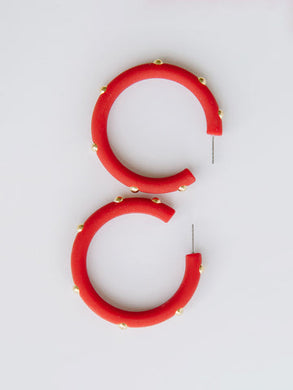 Candace Earrings | Red