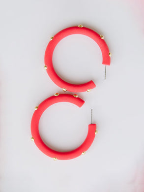 Candace Earrings | Hot Pink