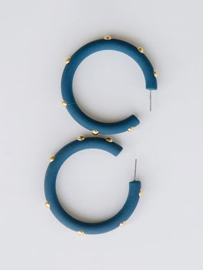 Candace Earrings | Navy