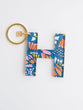 Forever Floral Initial Keychain