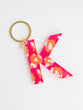 Forever Floral Initial Keychain