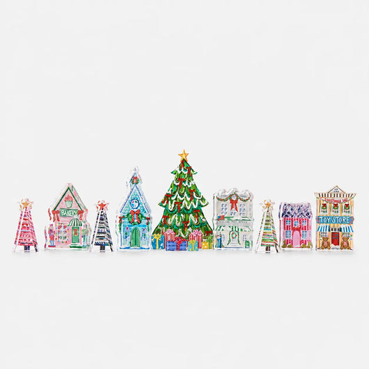 Mini Acrylic Christmas Village