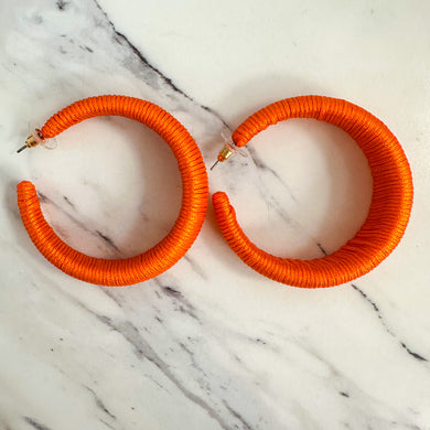 Bermuda Hoops | Orange