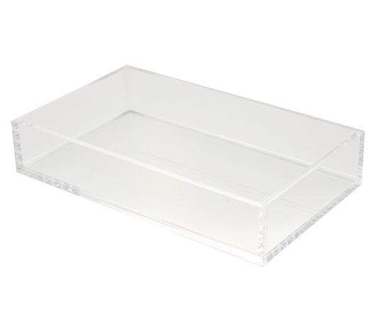Acrylic Guest Towel Tray