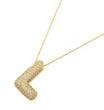 Crystal Initial Necklace
