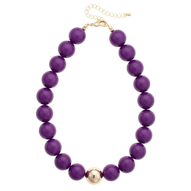 Marjorie Necklace • Purple