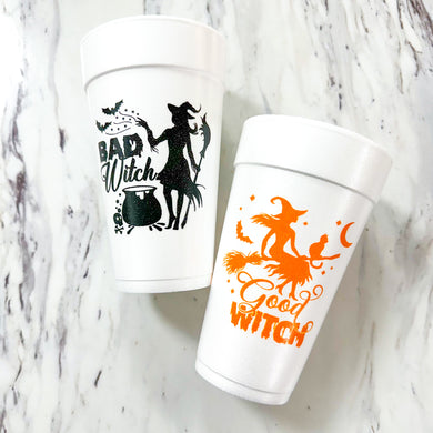 Good Witch/Bad Witch Cups