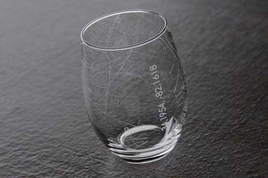 Home Town Stemless Wine Glass