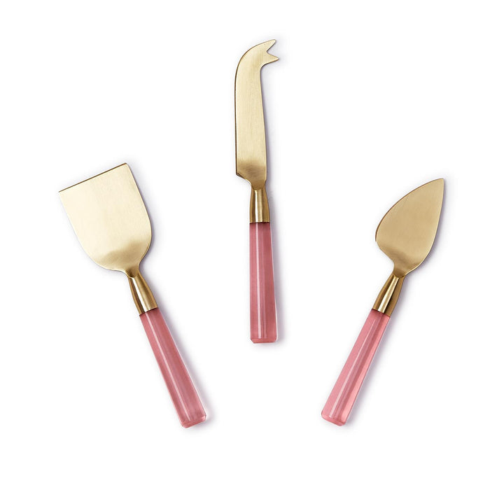 Pink Blush Cheese Knives
