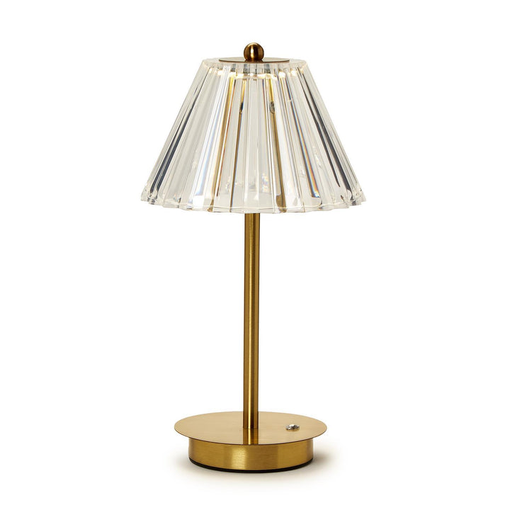 Gold + Acrylic Table Lamp