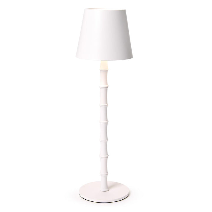 Bamboo Table Lamp | White