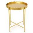 Gold Scallop Table