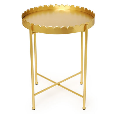 Gold Scallop Table