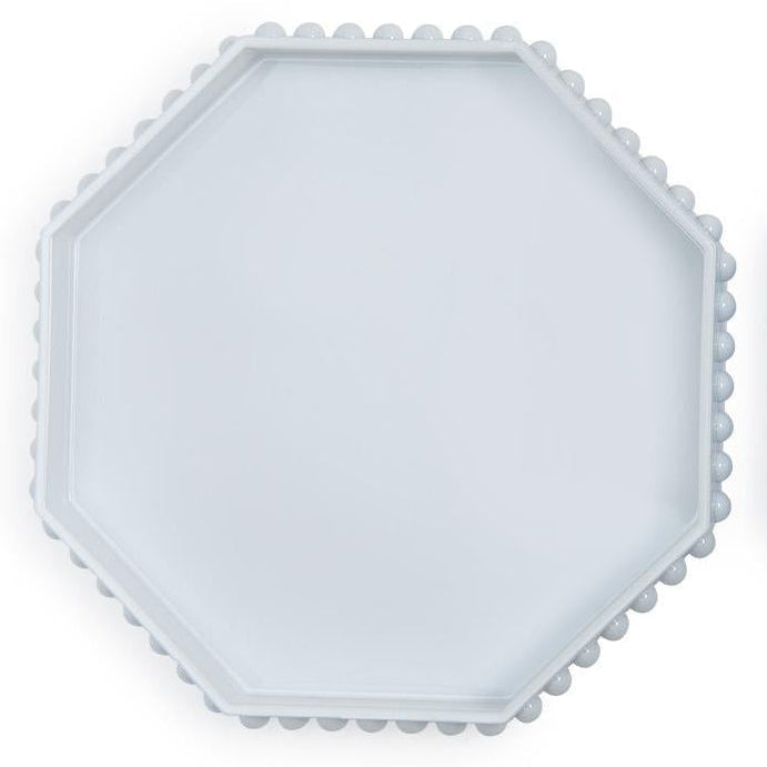 Octagonal Tray | White