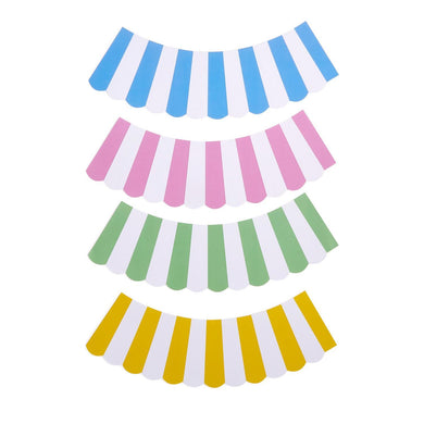 Striped Paper Lampshade