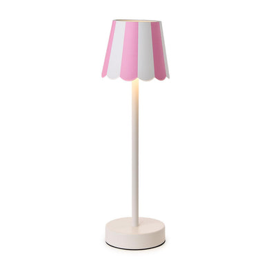 Striped Paper Lampshade | Pink