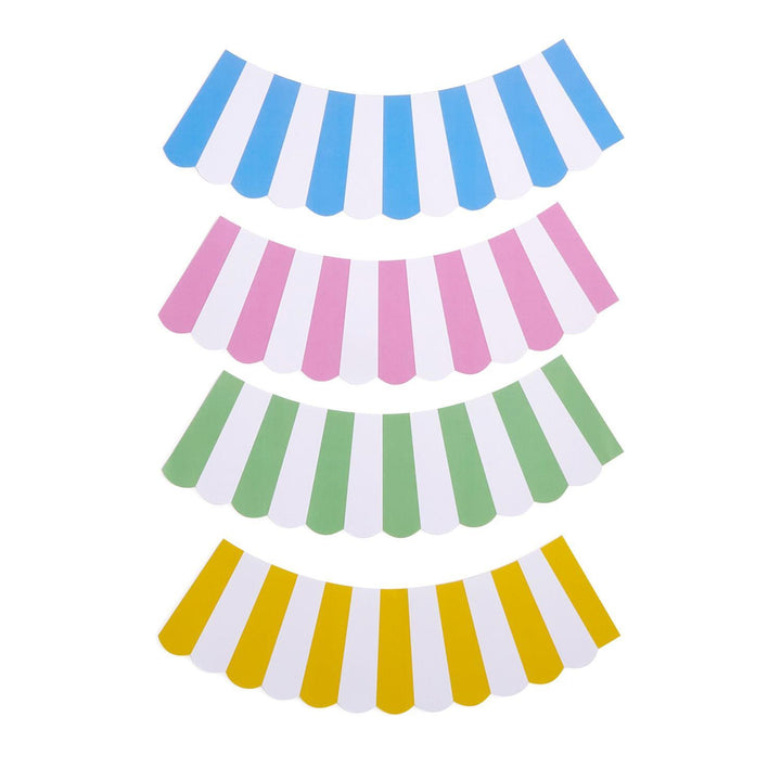 Striped Paper Lampshade