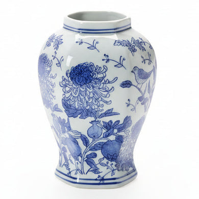 Chrysanthemum Hand-Painted Vases | Small