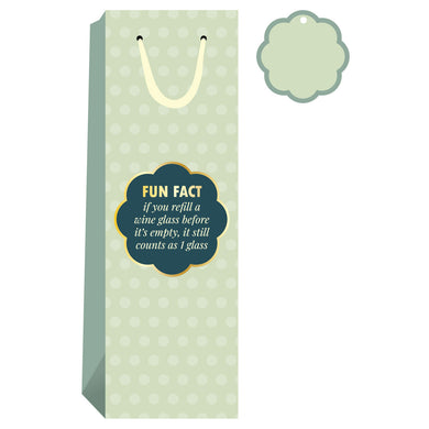 Drinks on Me Wine Bag | Fun Fact