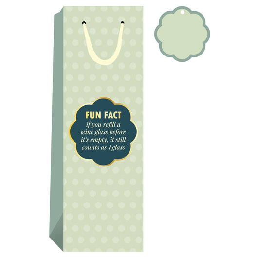 Drinks on Me Wine Bag | Fun Fact