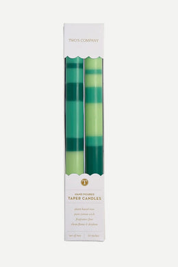 Happy Stripe Tapers | Green