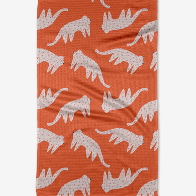 Geometry Tea Towel | Cute Cheetah