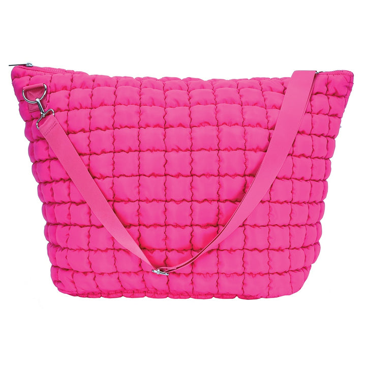 Pretty Pink Puffy Weekender
